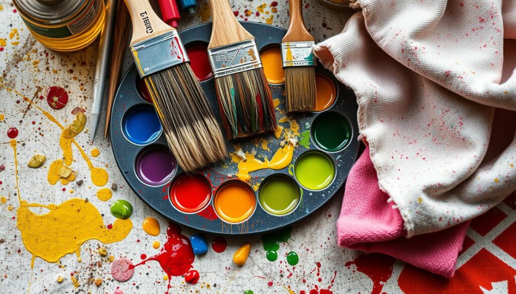 Oil-based paint removal techniques