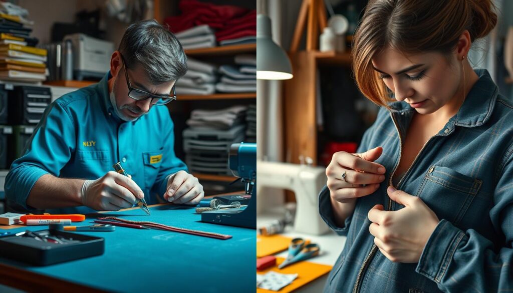 Professional Zipper Repair vs DIY