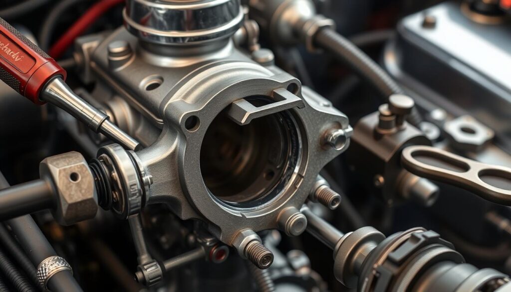 Sechardy Carburetor Kickdown Bracket Installation