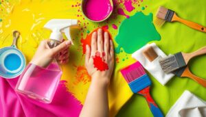how to get paint out of clothes