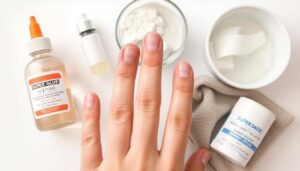 how to get super glue off skin