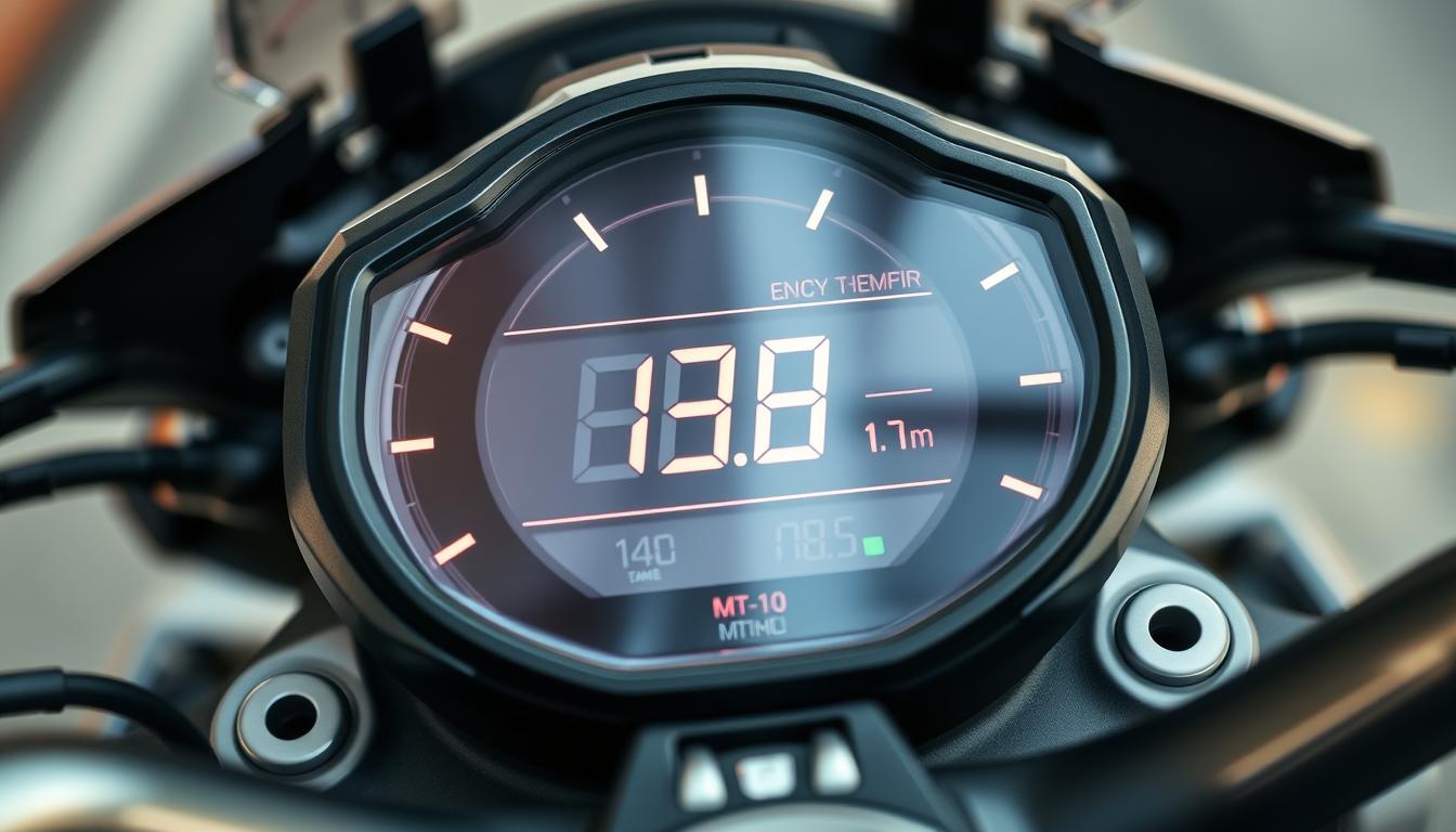 how to read engine temp on a mt10