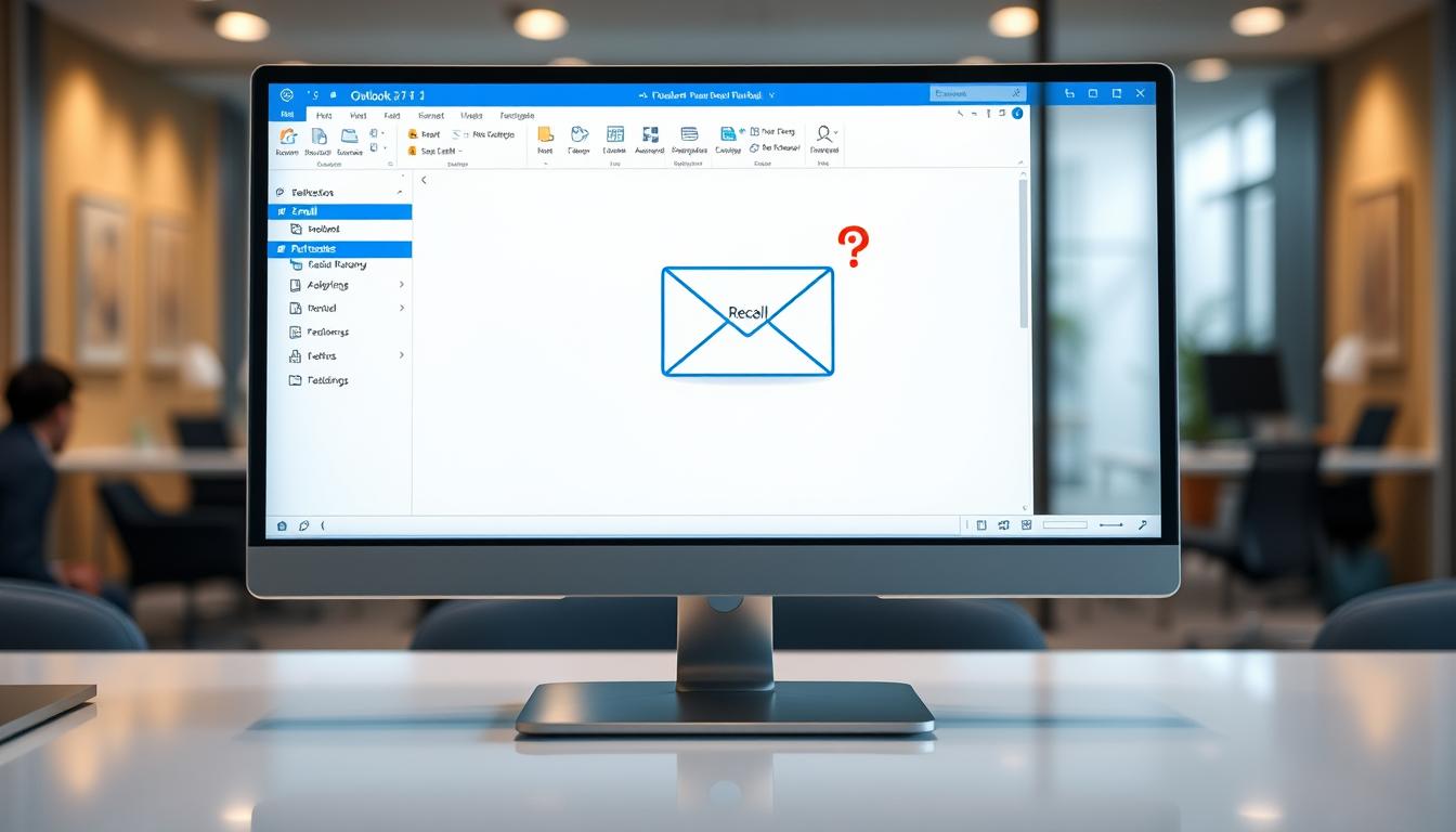 how to recall an email in outlook
