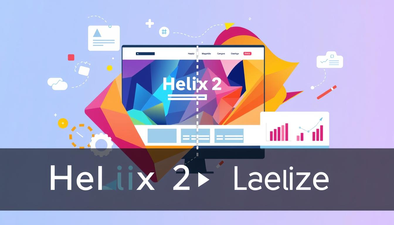 how to reduce the size of helix 2 layout