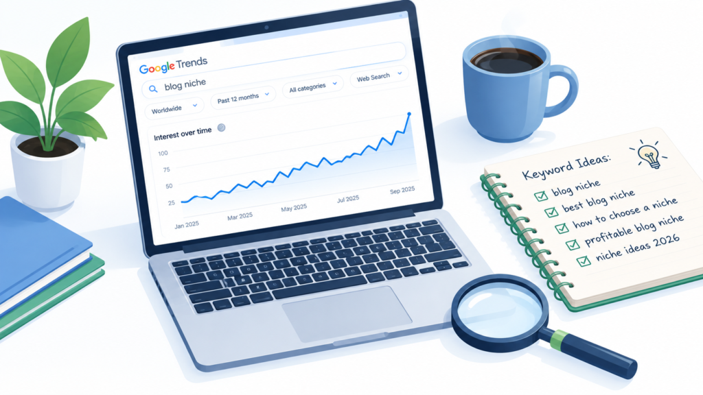 checking market demand when choosing a blog niche