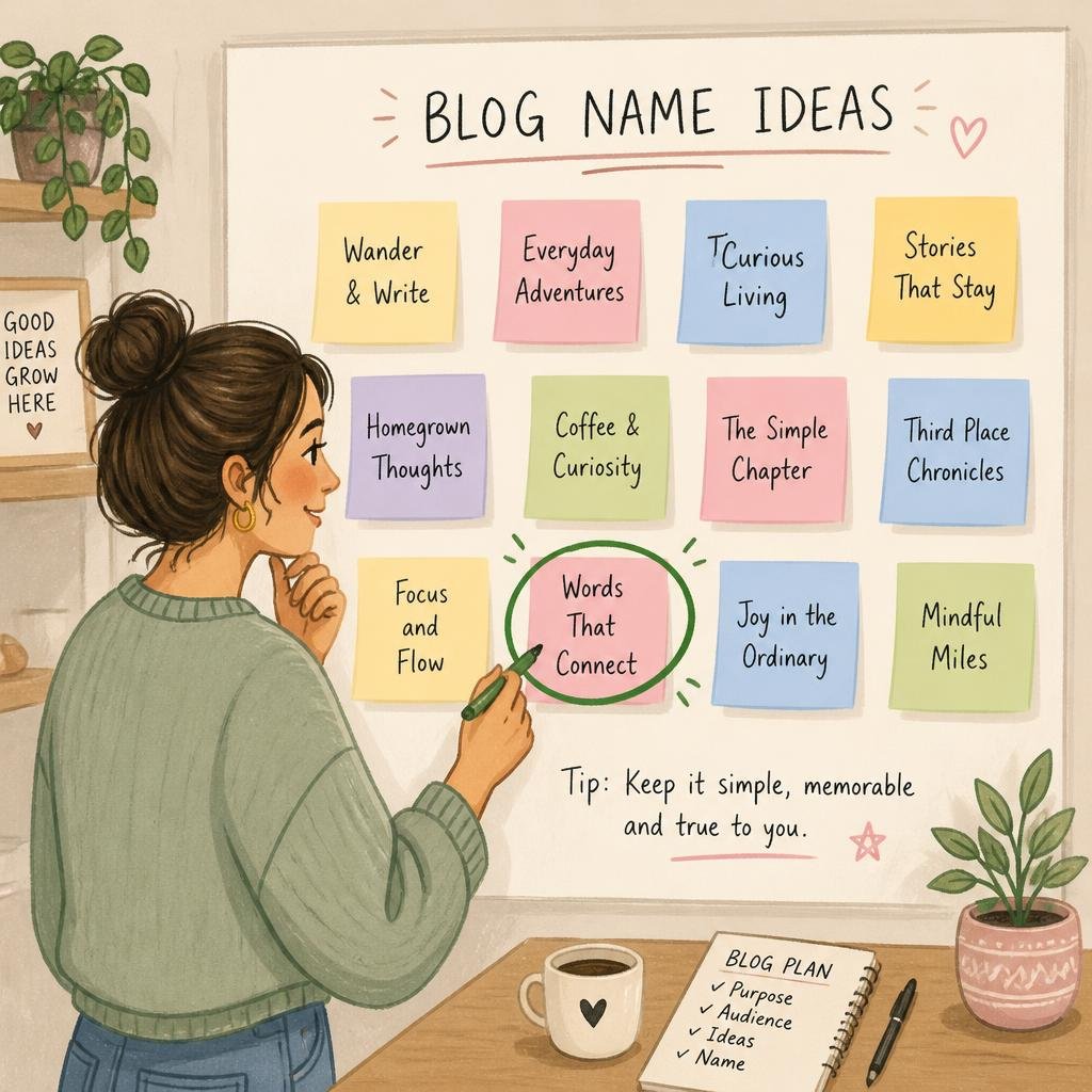 choosing a blog name and domain.*