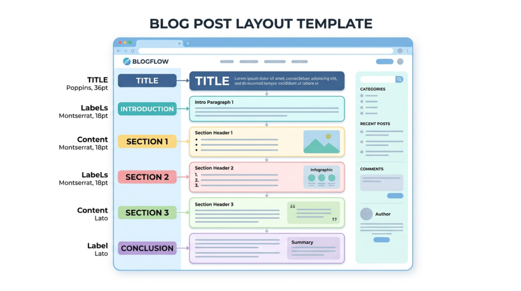 simple blog post template for beginners