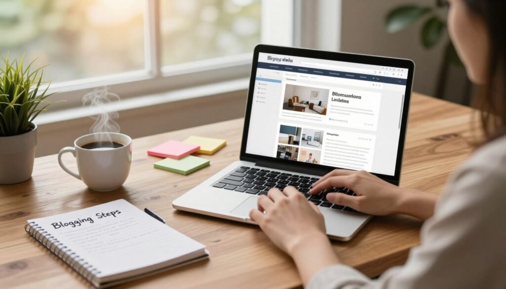step-by-step blogging tutorial